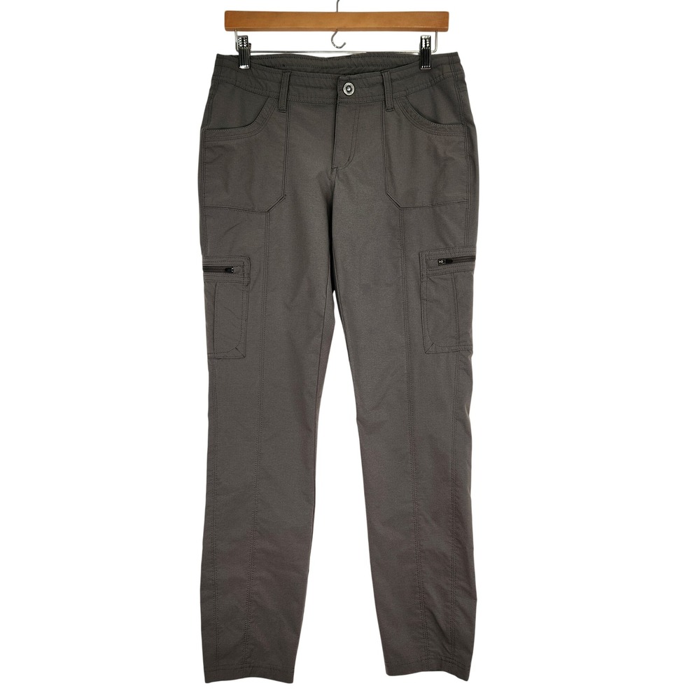 Kuhl Horizn Skinny Cargo Pants 6 Gray Hiking Outdoor Reflex Softshell Style 6276
